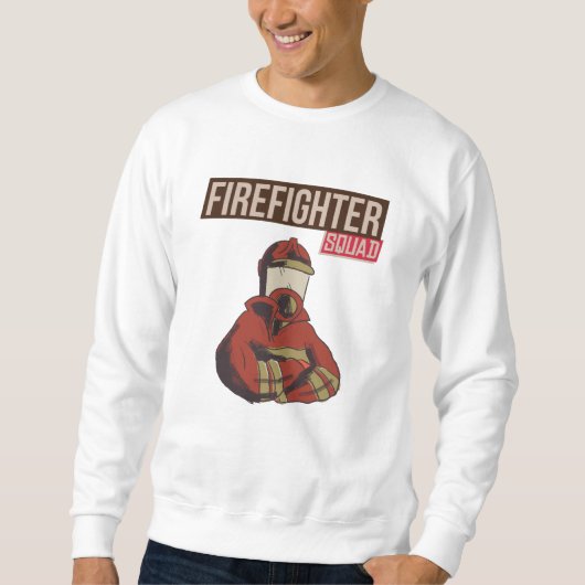 Sweatshirt Fière escouade de pompiers (Devant)
