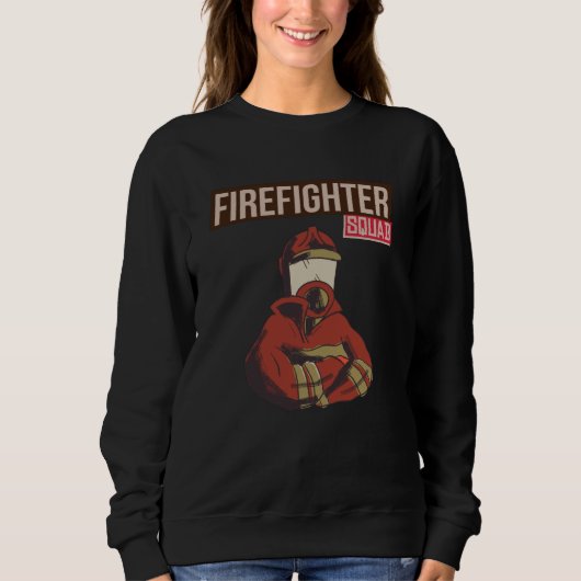 Sweatshirt Fière escouade de pompiers (Devant)