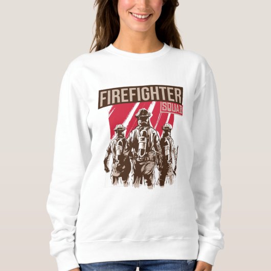 Sweatshirt Fière escouade de pompiers (Devant)