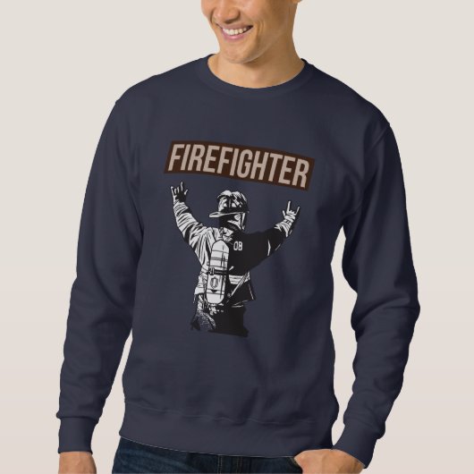 Sweatshirt Fière escouade de pompiers (Devant)