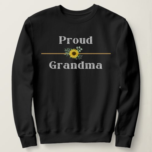 Sweatshirt Fière grand-mère (Design devant)