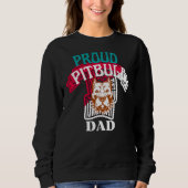 Sweatshirt Fière Pitbull Papa (Devant)