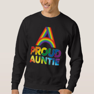 Sweatshirt Fière Tante Lgbt Pride Gay Lesbian Rainbow Colorf