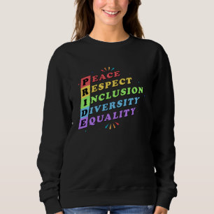 Sweatshirt Fierté arc-en-ciel couleur LGBTQ - Osez être vous-
