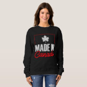 Sweatshirt Fierté canadienne de la feuille d'érable (Devant entier)