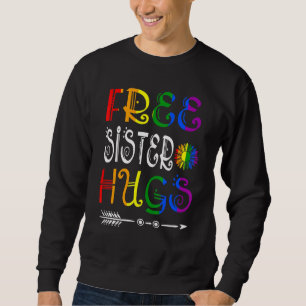 Sweatshirt Fierté de la Soeur Hugs Lgbt Fleur de tournesol as