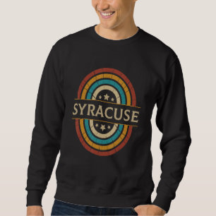 Sweatshirt Fierté de la ville de Syracuse vintage maison de l