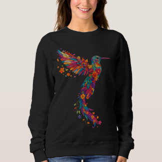 Sweatshirt Fierté des colibris arc-en-ciel