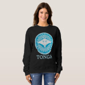 Sweatshirt Fierté des racines de Manta Ray Tonga (Devant entier)