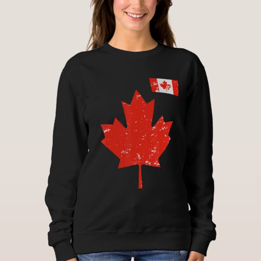 Sweatshirt Fierté du Canada - Feuille d'érable canadienne et (Devant)