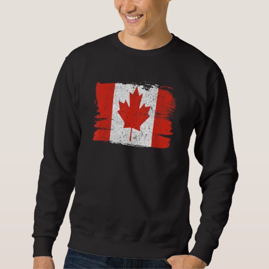 Sweatshirt Fierté du drapeau du Canada Amitié Pride Paix Vint (Devant)