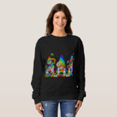 Sweatshirt Fierté Gnomies LGBT Funny Gnomes Fierté Ally Gnome (Devant entier)