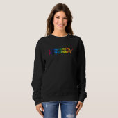 Sweatshirt Fierté Liquide Genderfluide Lgbtq Non Binaire En C (Devant entier)