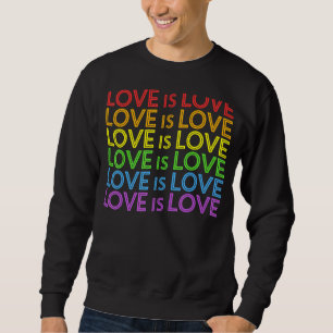 Sweatshirt Fierté Marche Arc-en-ciel Lgbt Égalité L'amour est