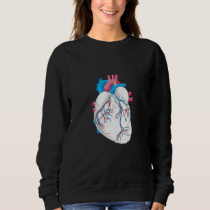 Sweatshirt Fierté trans LGBTQ Rétro Cœur Transexuel