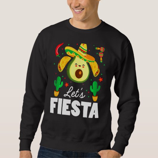 Sweatshirt Fiesta Avocado Tacos Cinco De Mayo 5 mai (Devant)