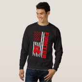 Sweatshirt Fighter Boxing, USA Kick Boxing, US Boxing, Americ (Devant entier)