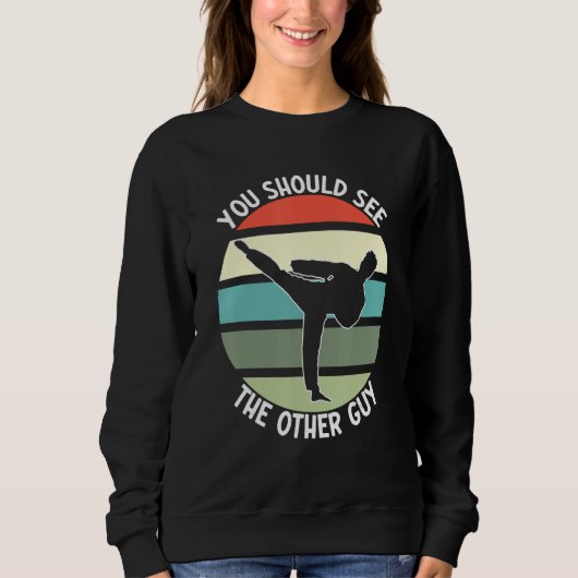 Sweatshirt Fighting Sports Karate Combat You Should See The O (Devant)