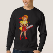 Sweatshirt Fille À tronçonneuse Hommes Punks Pour Hommes Femm (Devant)