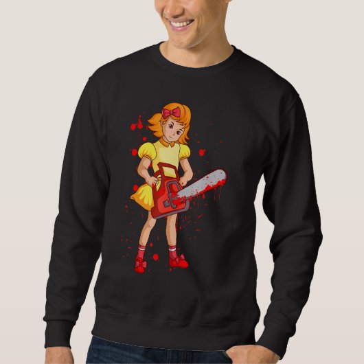 Sweatshirt Fille À tronçonneuse Hommes Punks Pour Hommes Femm (Devant)
