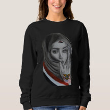 Fille américaine d'origine yéménite – Drapeau du Y