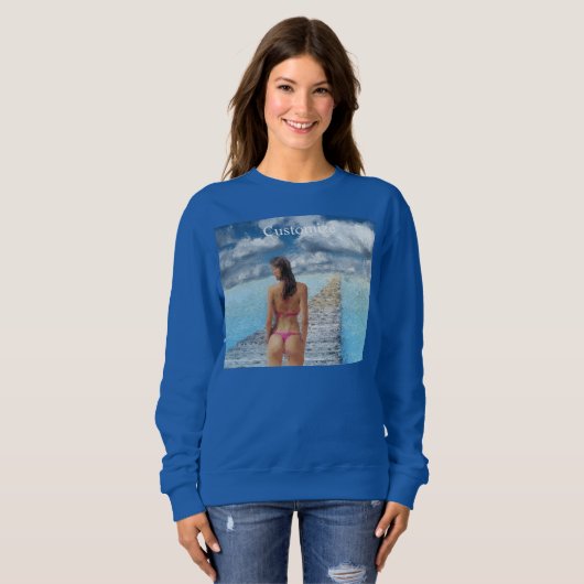 Sweatshirt Fille Bikini Thunder_Cove (Devant entier)