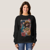 Sweatshirt Fille Boho avec sweat-shirt floral (Devant entier)
