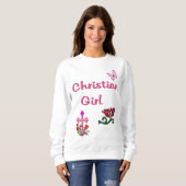 Sweatshirt Fille chrétienne (Devant entier)