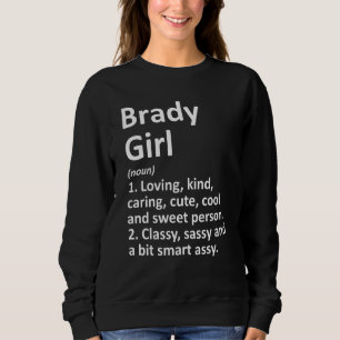 Sweatshirt Fille de Brady Tx Texas Drôle de maison de ville R