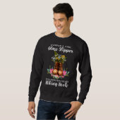 Sweatshirt Fille de camping de randonnée rétro Cette princess (Devant entier)