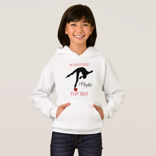 Sweatshirt fille de gymnaste (Devant entier)