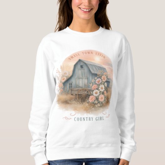 Sweatshirt Fille de la campagne (Devant)