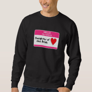 Sweatshirt Fille de la mariée enterrement de vie de jeune fil