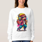 Sweatshirt Fille de la rue Bubble Beat (Devant)