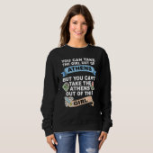 Sweatshirt Fille de la ville d'Athènes (Devant entier)