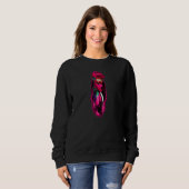 Sweatshirt Fille de moto cross Design (Devant entier)