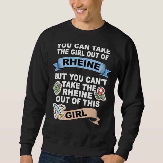 Sweatshirt Fille de Rheine - Relocalisation de Rheine (Devant)