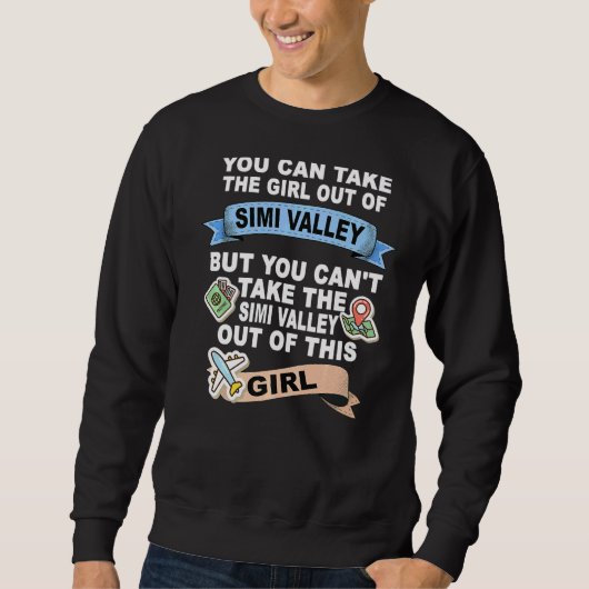 Sweatshirt Fille de Simi Valley City Premium (Devant)