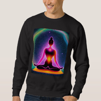 Sweatshirt Fille de yoga Fille Salutation du Soleil Méditatio
