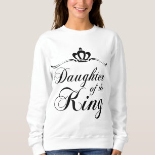 Sweatshirt Fille du Roi Chrétien de la Couronne Vintage