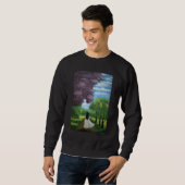 Sweatshirt Fille en robe blanche (Devant entier)