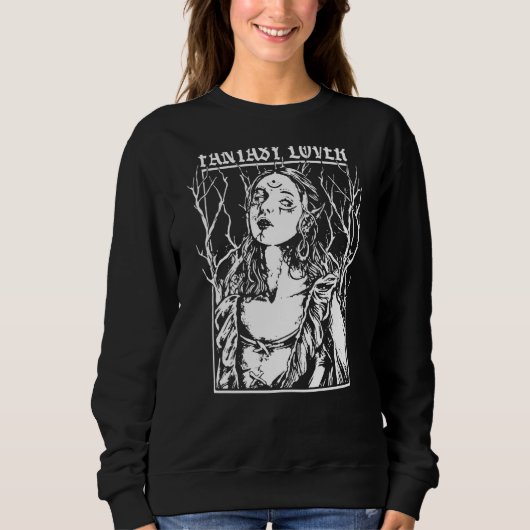 Sweatshirt Fille Fae Foncé (Devant)