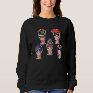 Sweatshirt Fille femme traditionnelle fière Hmong Miao Hmoob 