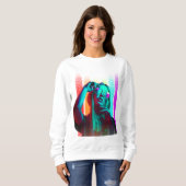 Sweatshirt Fille Glamour (Devant entier)