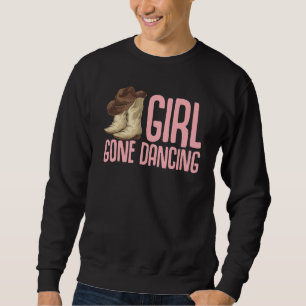 Sweatshirt Fille Gone Dancing Line Dancer Femmes Bottes Ligne