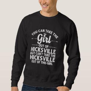 Sweatshirt Fille Hicksville Oh Ohio Funny Home Roots U
