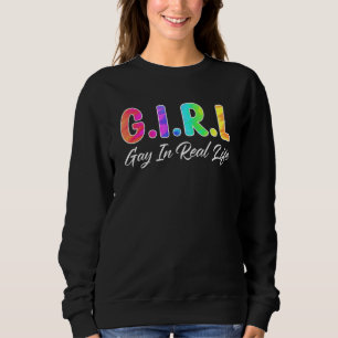 Sweatshirt Fille Hommes - Gay En Conception Réelle Pour Lgbtq