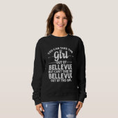 Sweatshirt Fille Hors De Bellevue Wa Washington Drôle Maison  (Devant entier)