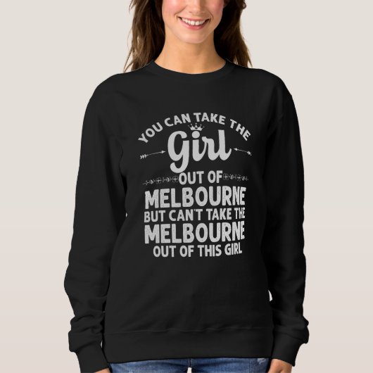 Sweatshirt Fille Hors De Melbourne Fl Florida Funny Home Root (Devant)