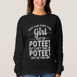 Sweatshirt Fille Hors De Poteet Tx Texas Drôle Racines Domest
